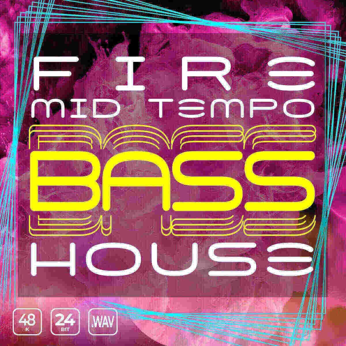 Epic Stock Media - Fire Mid Tempo Bass House Sample Packs Software GUI Artwork